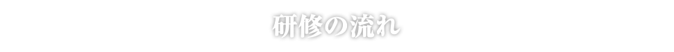 研修の流れ